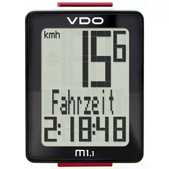 Licznik rowerowy VDO M1 WR PRZEWODOWY