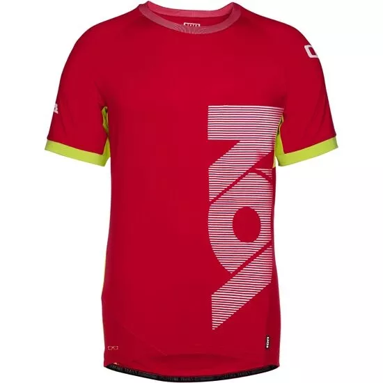 Koszulka rowerowa ION STRAIT M czerwona